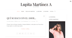 Desktop Screenshot of lupitamartineza.com