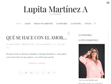 Tablet Screenshot of lupitamartineza.com